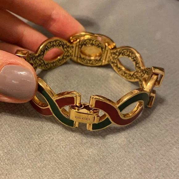 Authentic GUCCI GG Web Bracelet - Picture 15 of 16